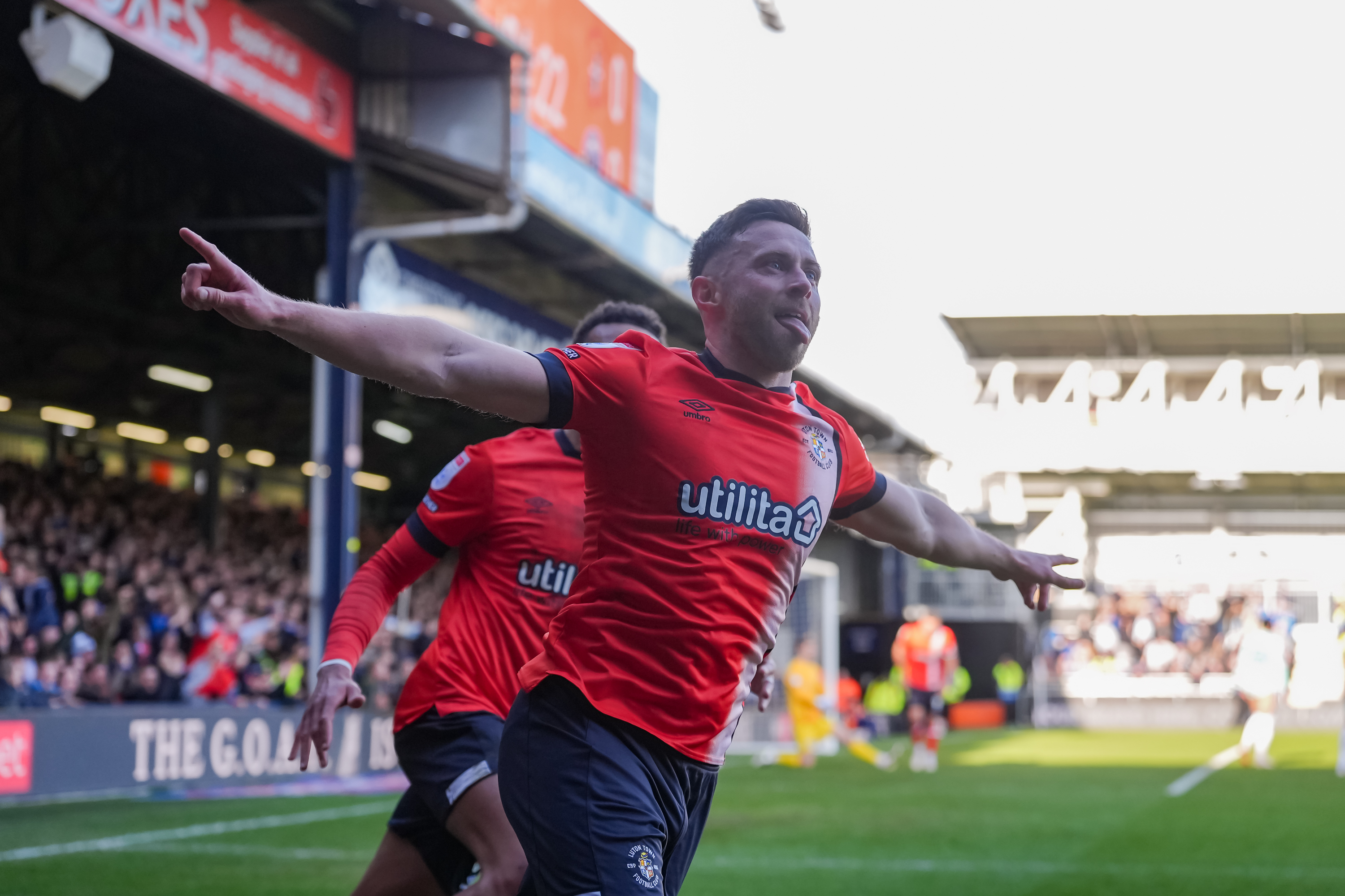 PMI Luton v Portsmouth 01MAR25 Clark Goal 0008 Image