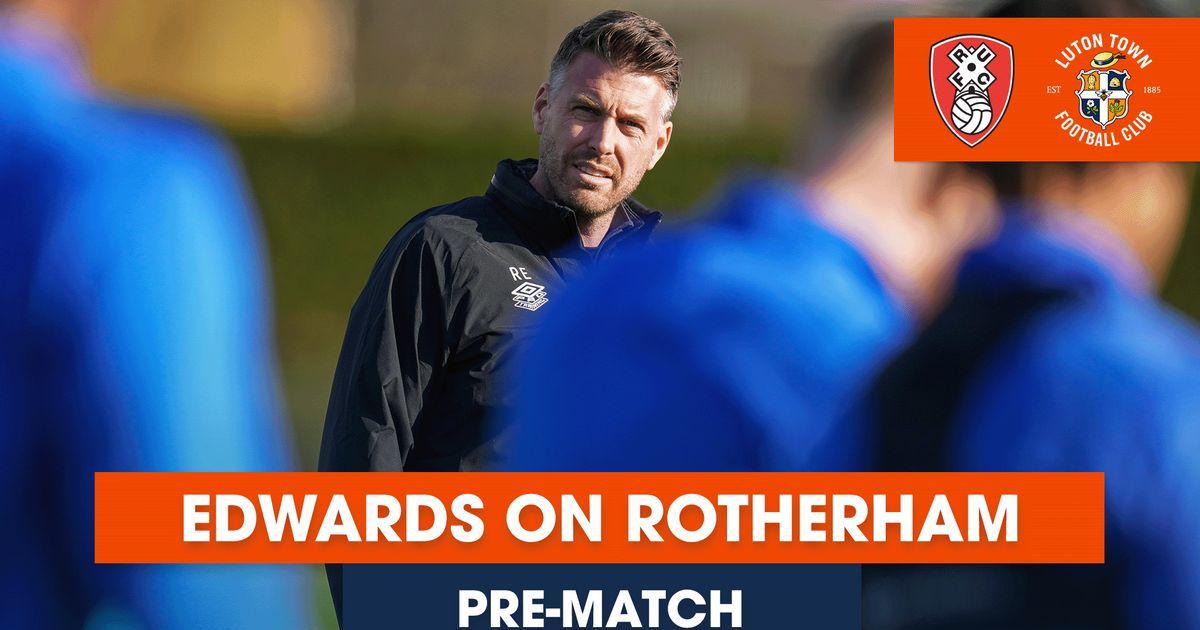 Press Conference | Rob Edwards pre-Rotherham United (A) - Luton Town ...