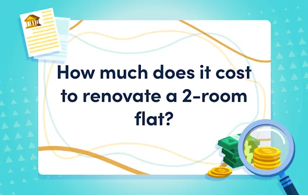 How much does it cost to renovate a 2-room flat?