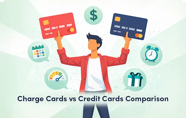 Charge vs Credit Card Comparison Masthead