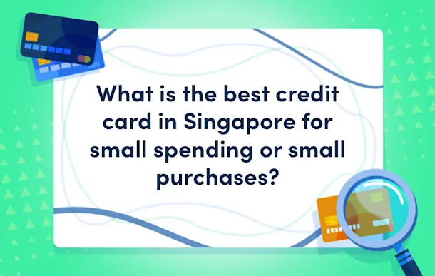 Which credit card in Singapore has no minimum spend requirement