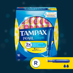 Tampões TAMPAX Compak Pearl Regular