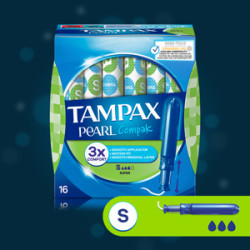 Tampões TAMPAX Compak Pearl Super