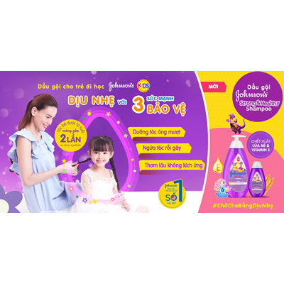 Dầu gội Johnson’s® Active Kids™ Strong and Healthy Shampoo image 2