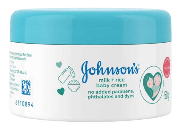Kem dưỡng thể Johnson's® Milk & Rice Baby Cream image 1