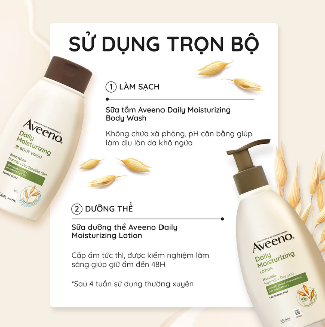 Daily Moisturizing Body Lotion with Soothing Oat