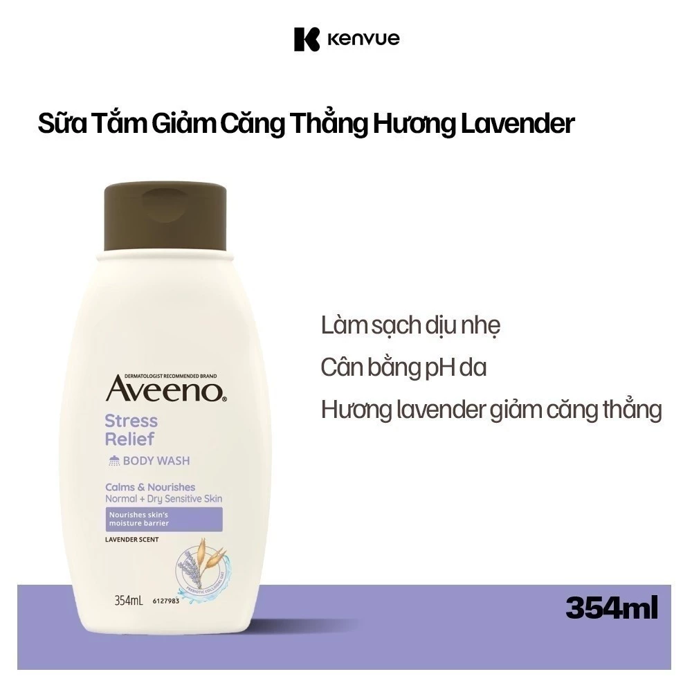 Stress Relief Oat Body Wash, Lavender Scent