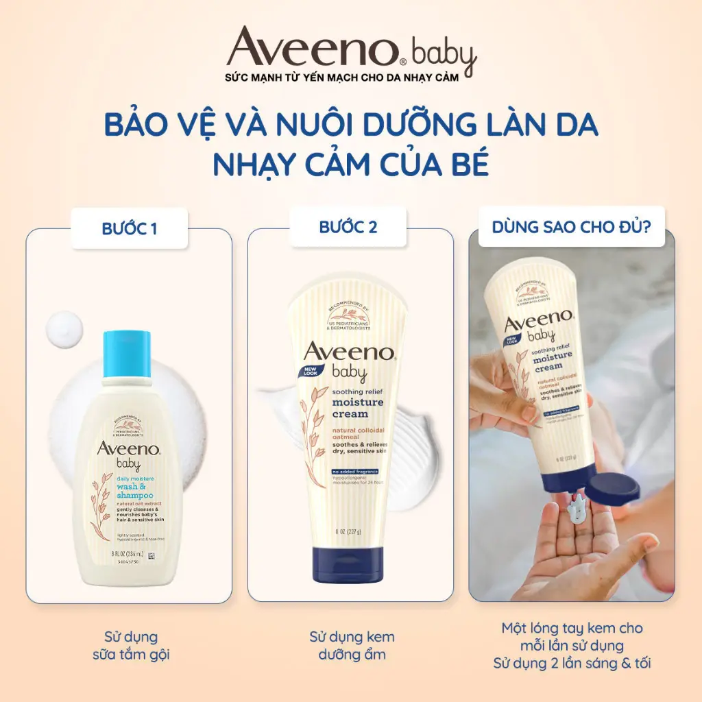 Aveeno Baby Daily Moisture Wash & Shampoo