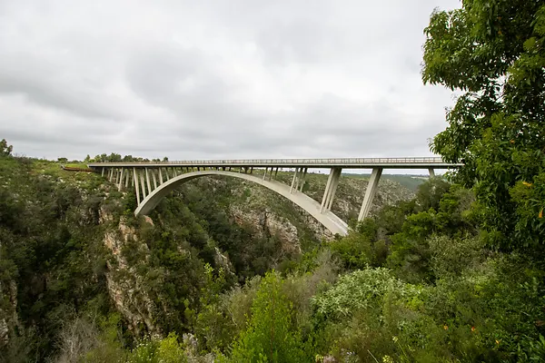 Paul Sauer Bridge in Tsitsikamma National Park, South Africa