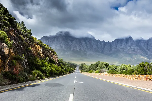 Coastal Road in South Africa