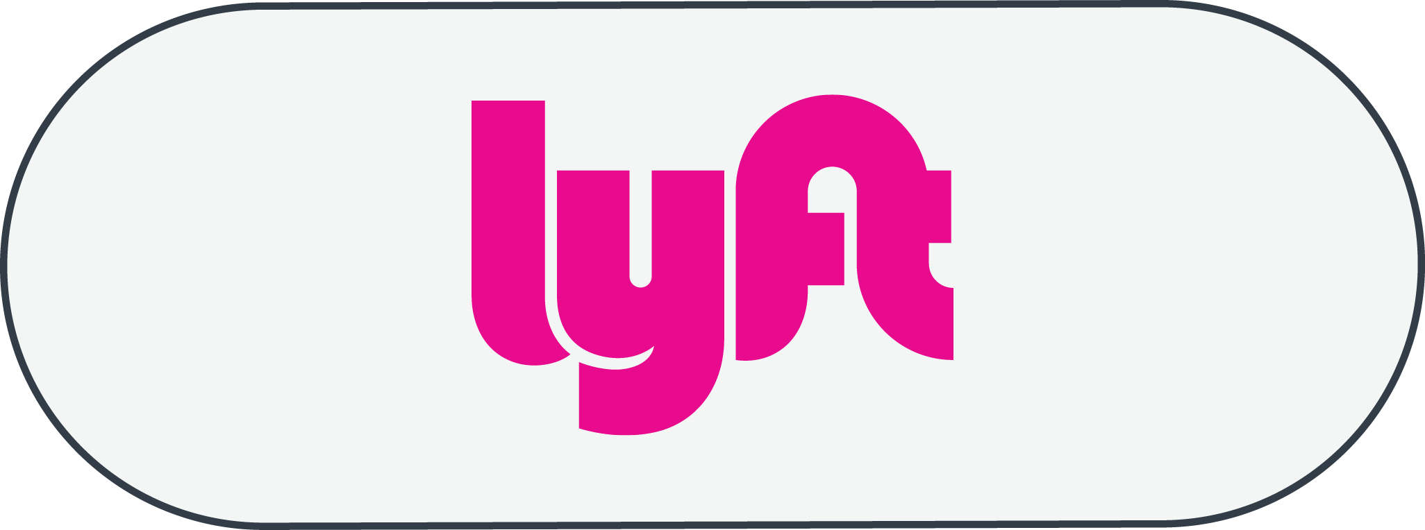 Lyft 徽标图片。