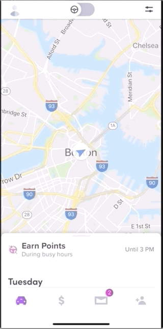 Ce GIF montre comment afficher les règles et réglementations de Boston.