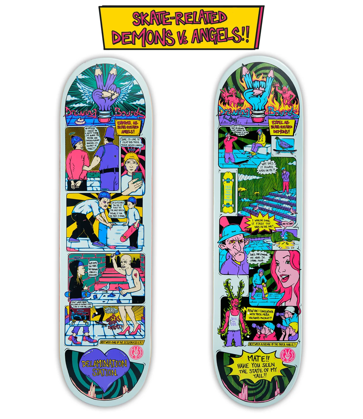 Click to view the Skate Related Angels Vs Demons series