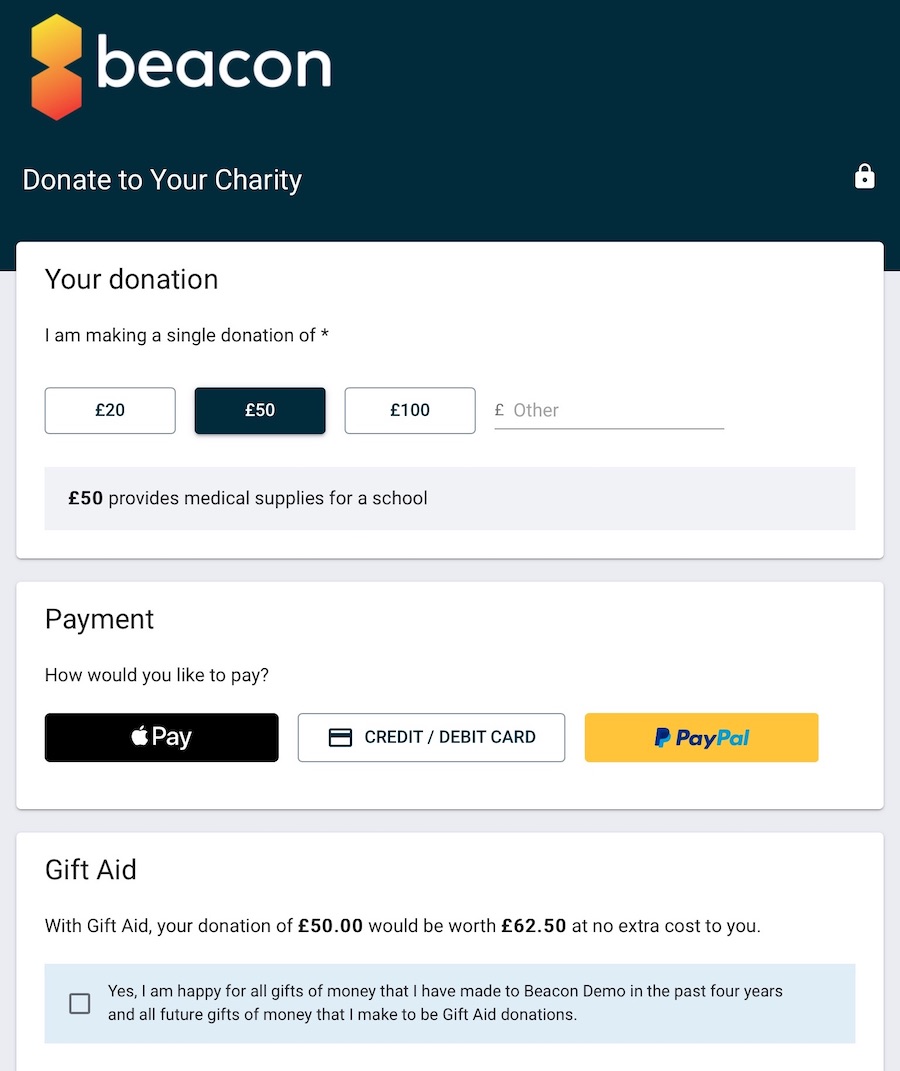 take-donations-online