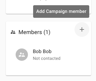 Create campaign member from campaign