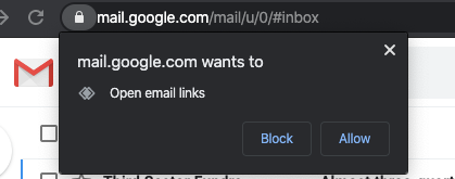 Gmail open email links pop up