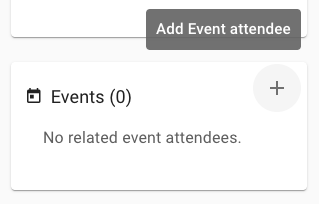 Add event attendee from person