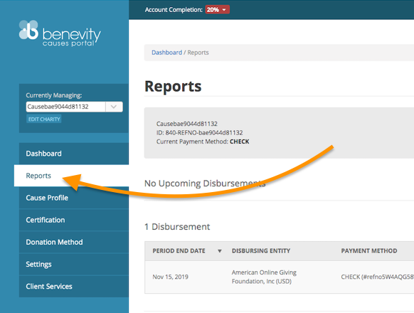 How to import your donations from Benevity - Beacon