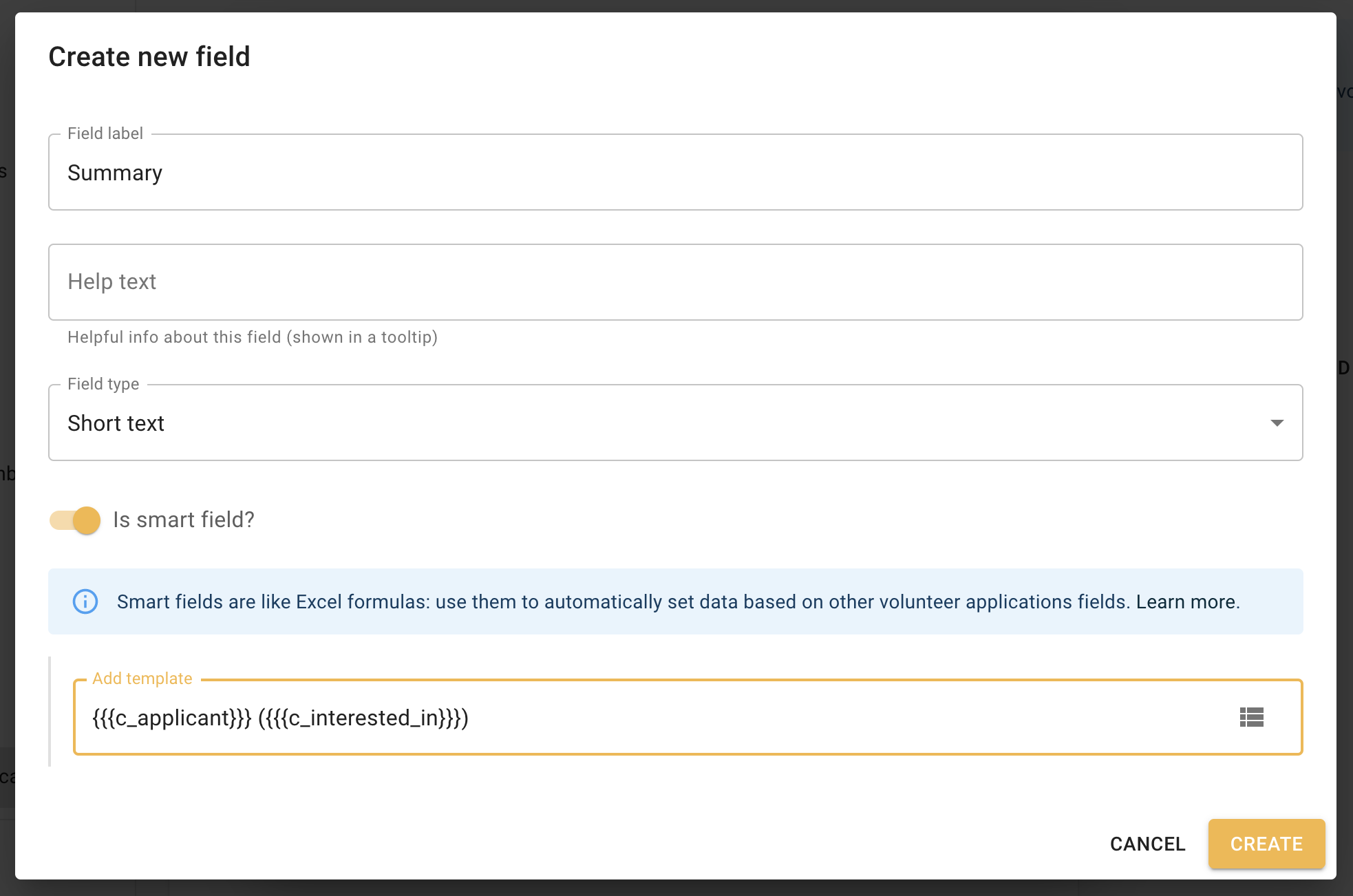 Summary smart field applications