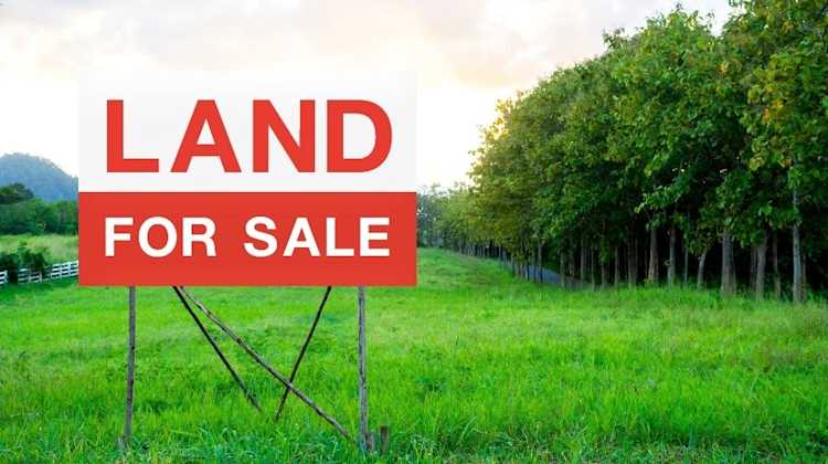 photo of land for sale, for military families buying land to build a home