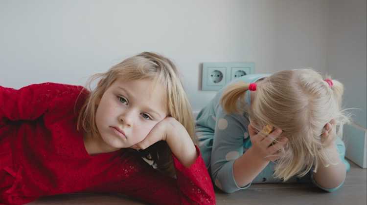 children that look bored