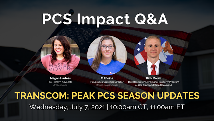TRANSCOM: Peak PCS Season Updates