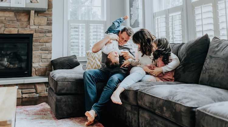 Military family enjoys a staycation at home to save money, explore their duty station, and make memories together