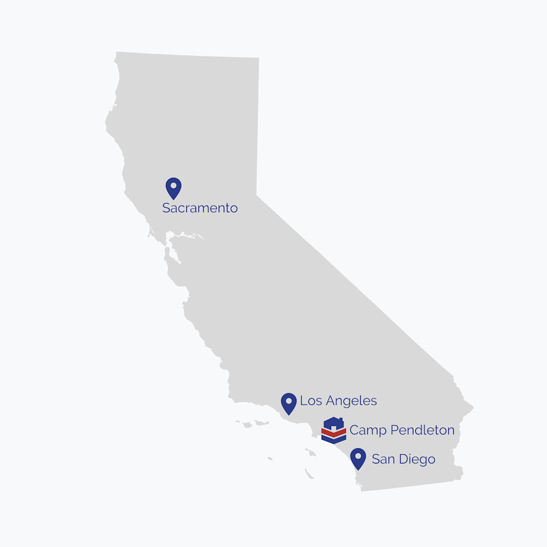 Camp Pendleton Rood Map Camp Pendleton Area Guide | PCSgrades