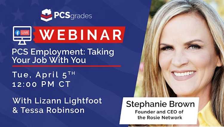 Webinar on PCS Employment: Taking Your Job With You