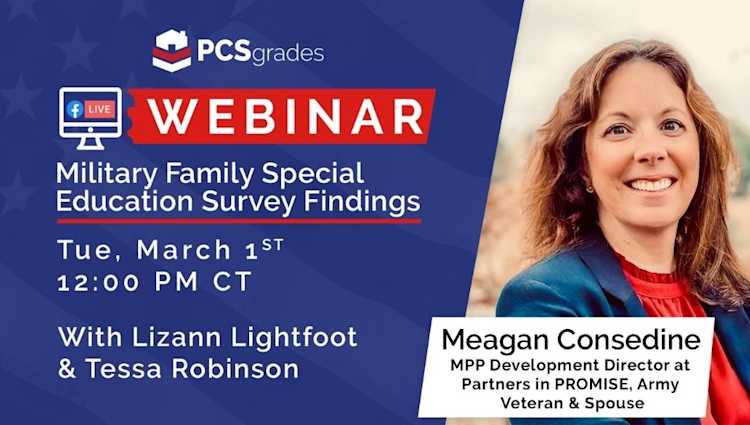 Webinar: Military Family Special Education Survey Findings