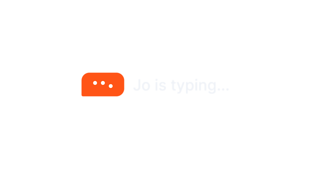 Typing indicator