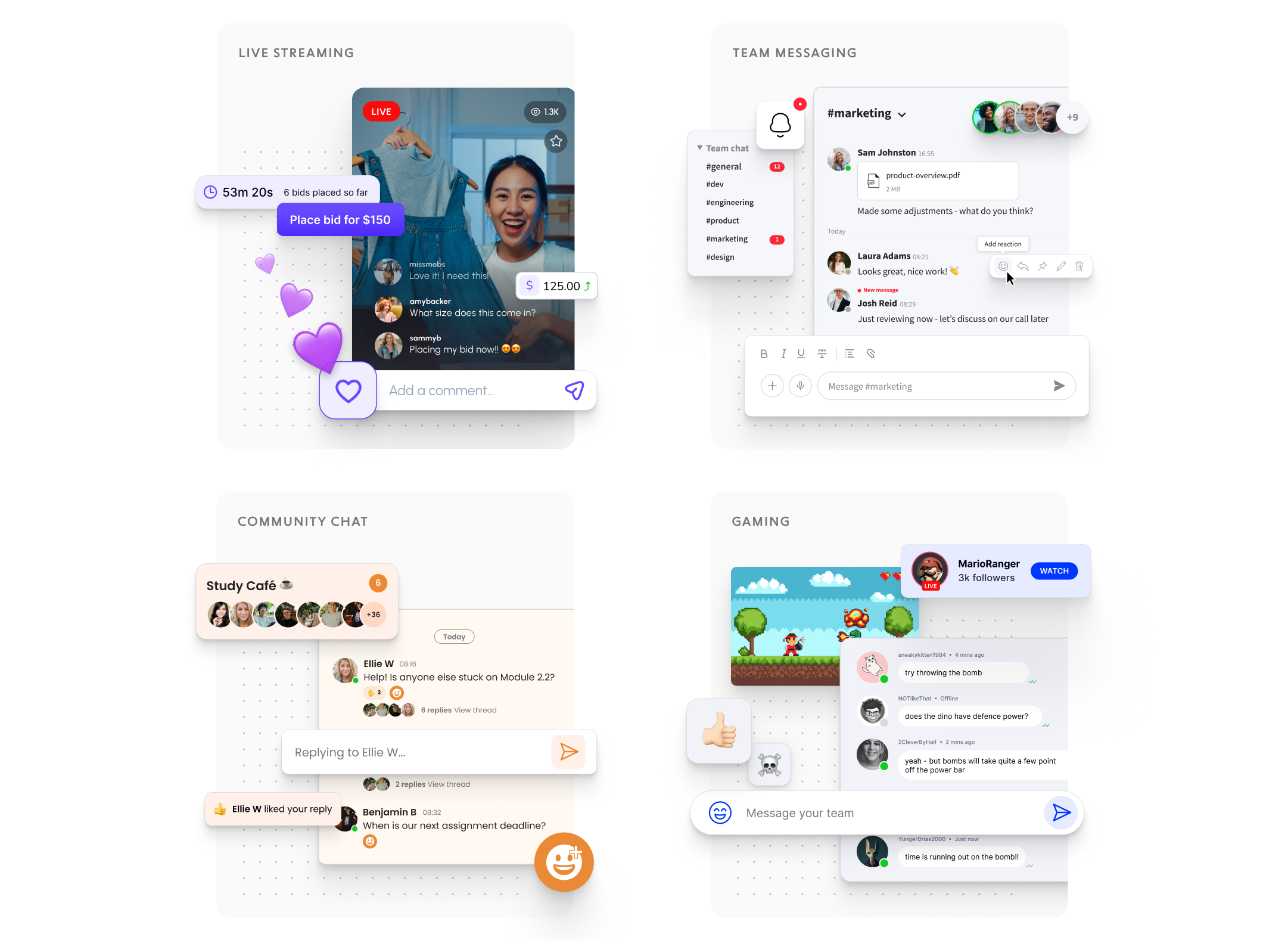 Group chat use cases