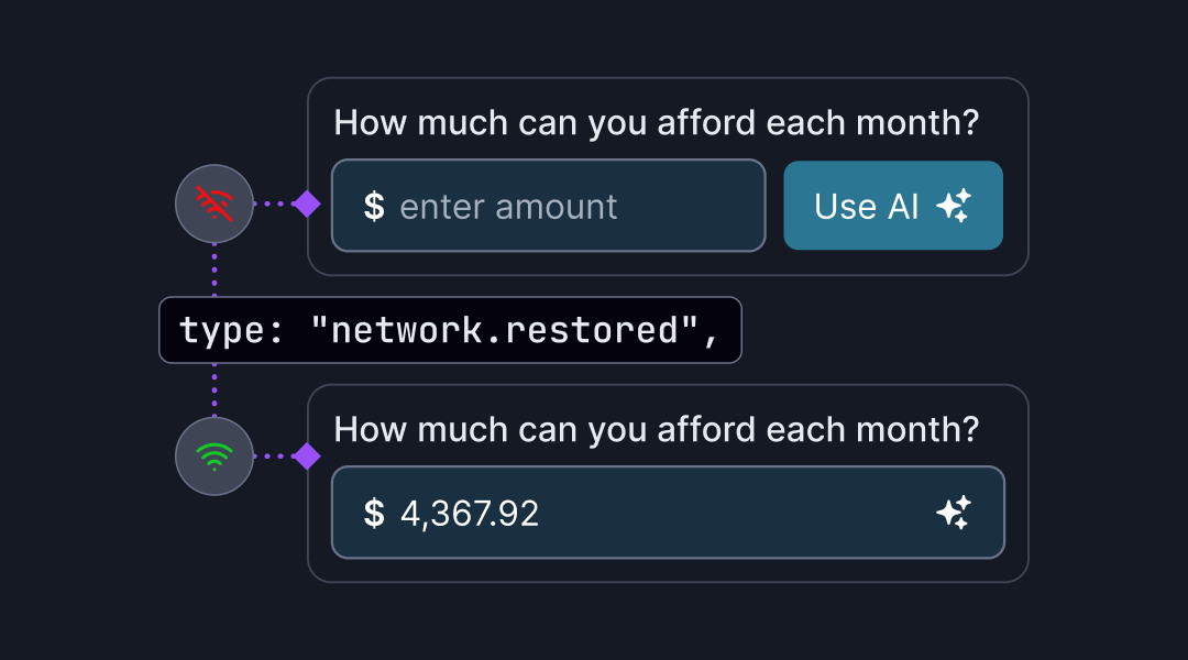 Responses that survive reloads, crashes, and bad networks