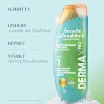 Head & Shoulders DERMA X PRO Shampoo gegen Kopfhautjucken, reinigt und stärkt die Kopfhautbarriere.