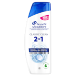 Head & Shoulders Classic Clean 2in1 Anti-Schuppen Shampoo & Pflegespülung, das bis zu 100% Schuppenfreiheit und gepflegte Haare bietet.