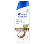 Head&Shoulders Shampoo Flasche mit Kokosnuss und Creme-Wirbel.