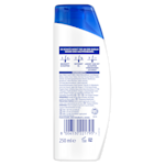 Head & Shoulders Anti-Schuppen Shampoo-Flasche, die mit 3-fach Schutz gegen Schuppen, Öl und Juckreiz wirbt.