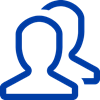 Symbol zweier Personen.