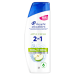 Head & Shoulders Apple Fresh 2in1 Anti-Schuppen Shampoo & Pflegespülung für bis zu 100% Schuppenfreiheit und gepflegtes, sanftes Haar.