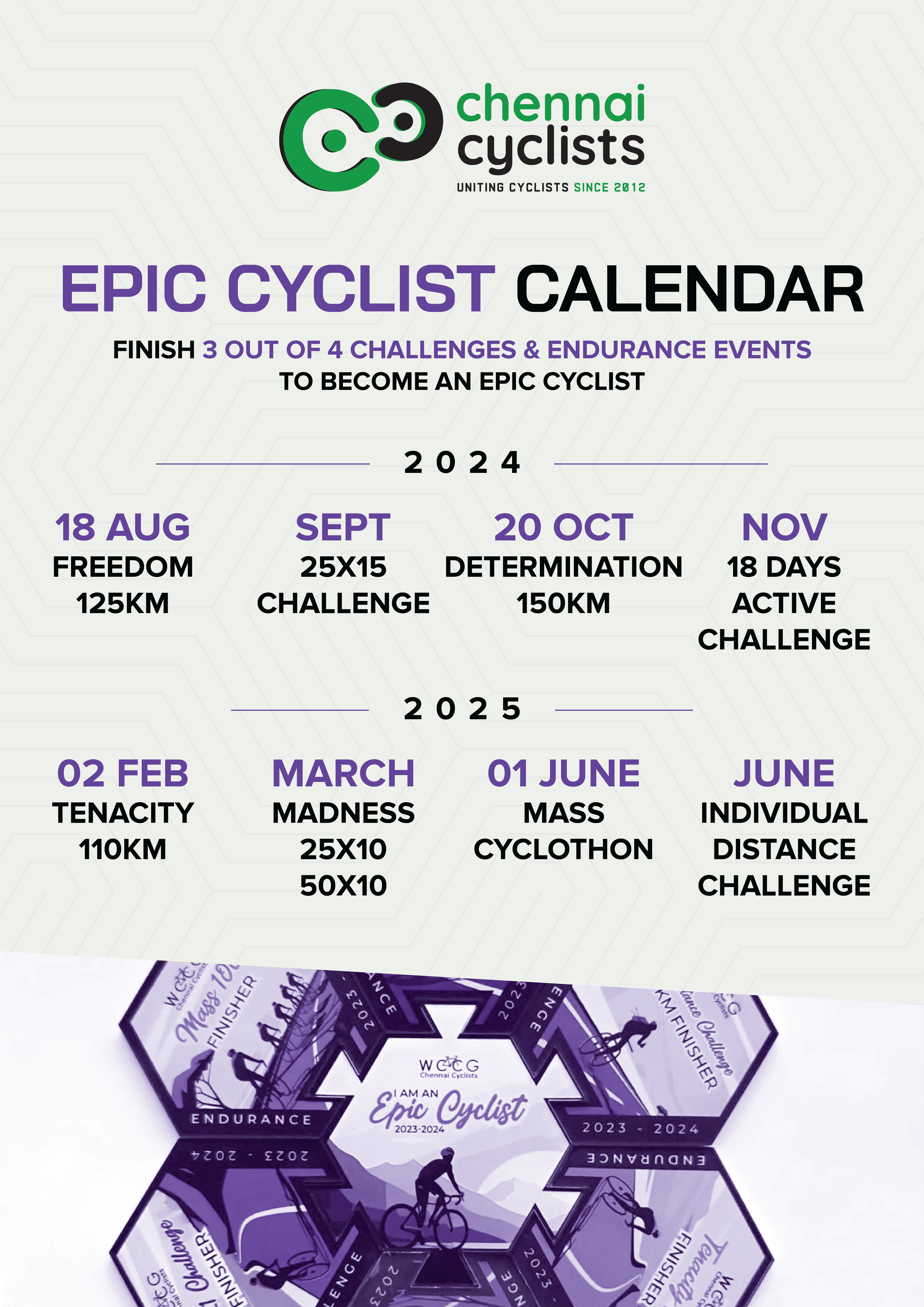 2024 - Epic Cyclist Calendar