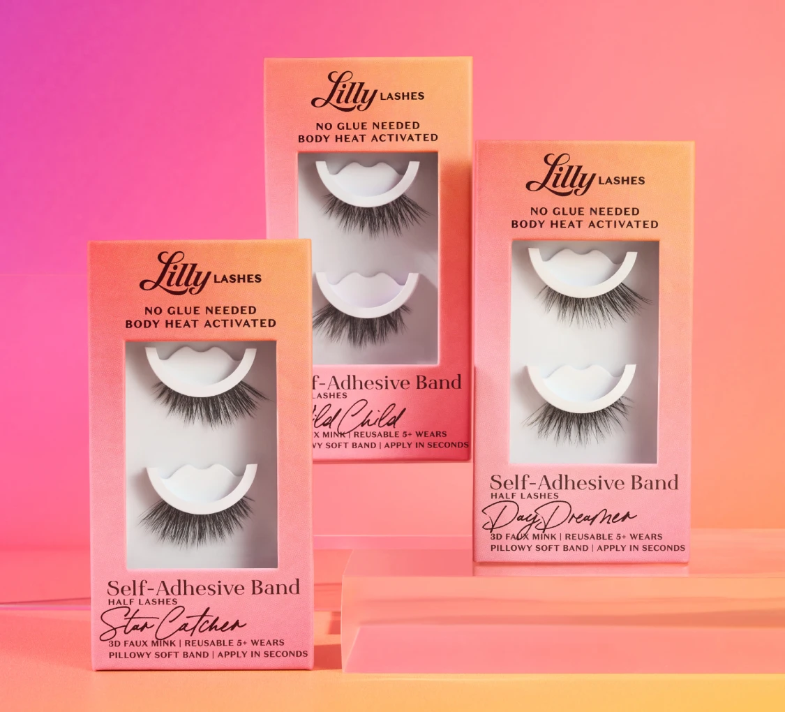 New! Self-Adhesive Half Lashes