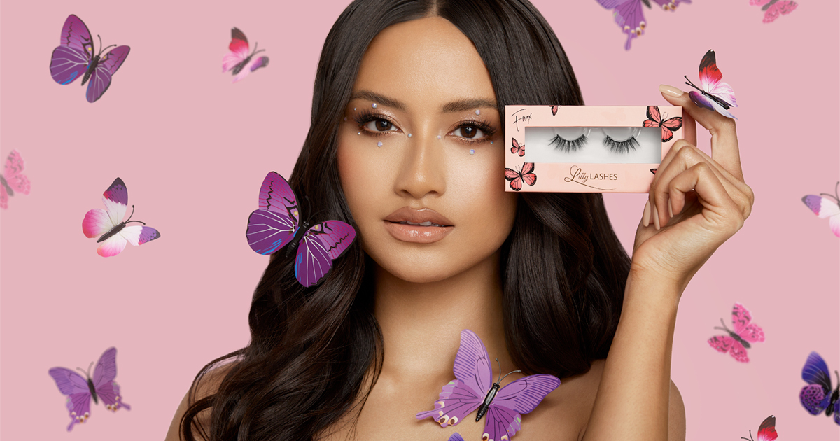 Lilly Lashes 3D Faux Mink Butterfl'Eye Half Eyelashes Angel