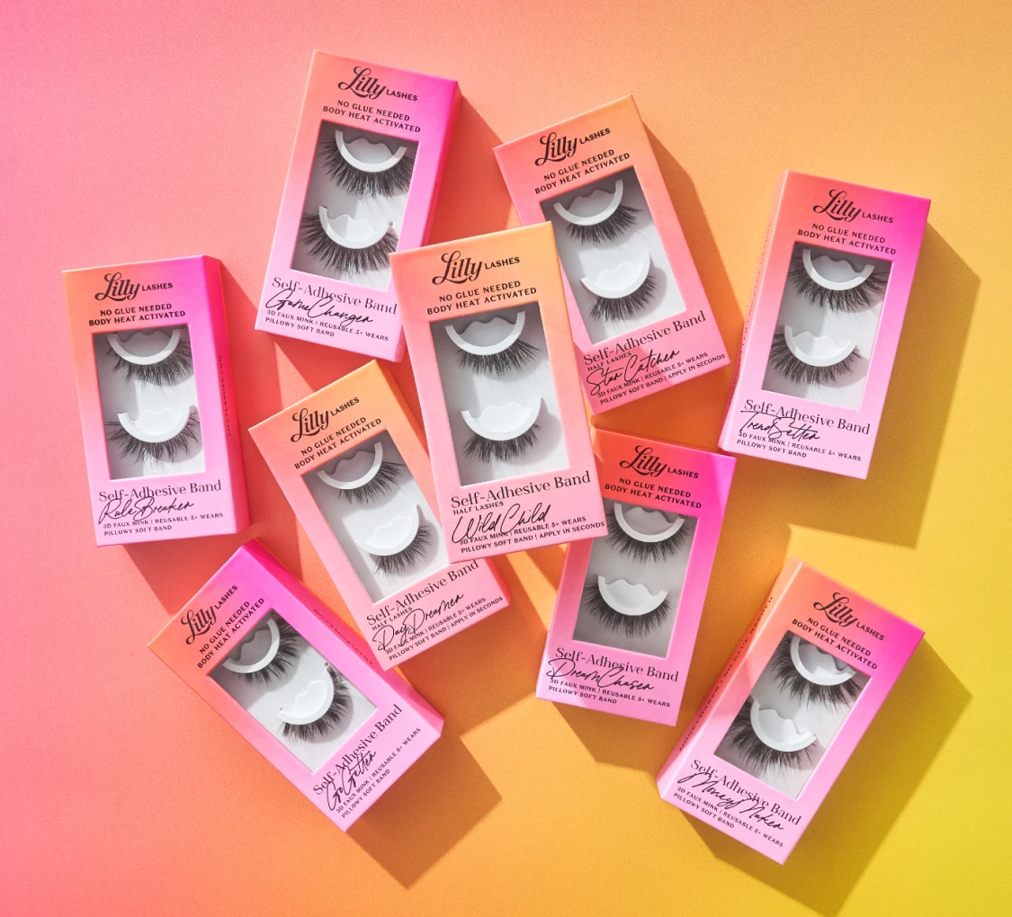 New! Self-Adhesive Half Lashes