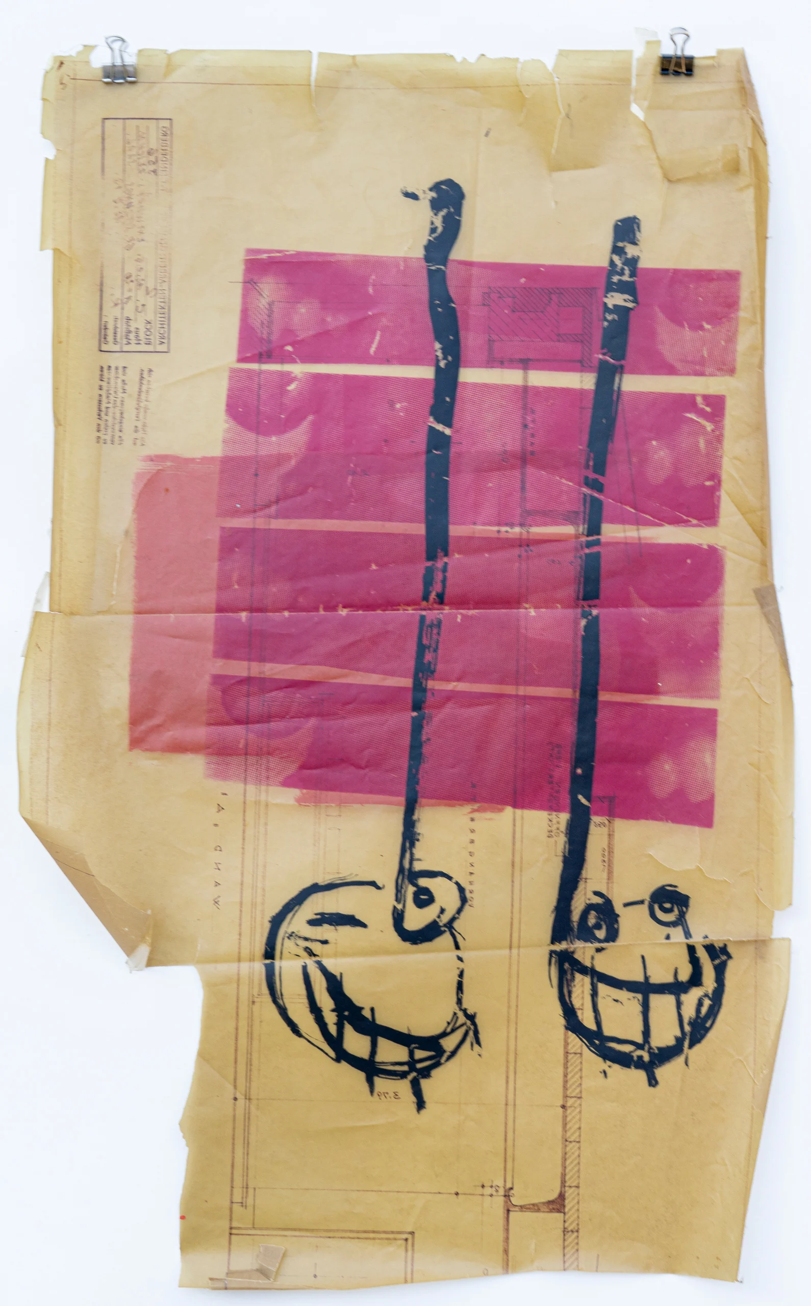 Silkscreen on architect paper