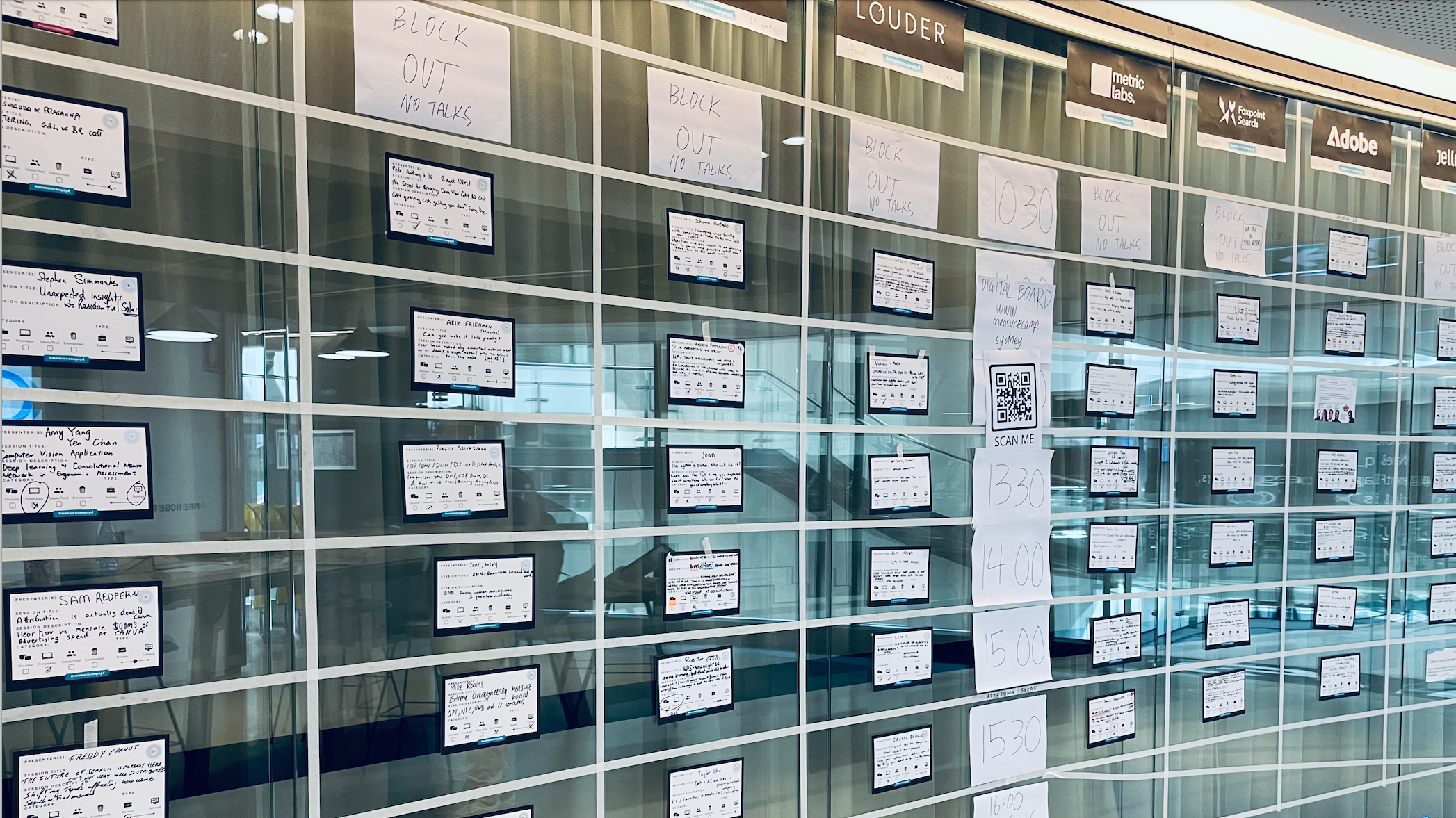 MeasureCamp board 2024 Sydney