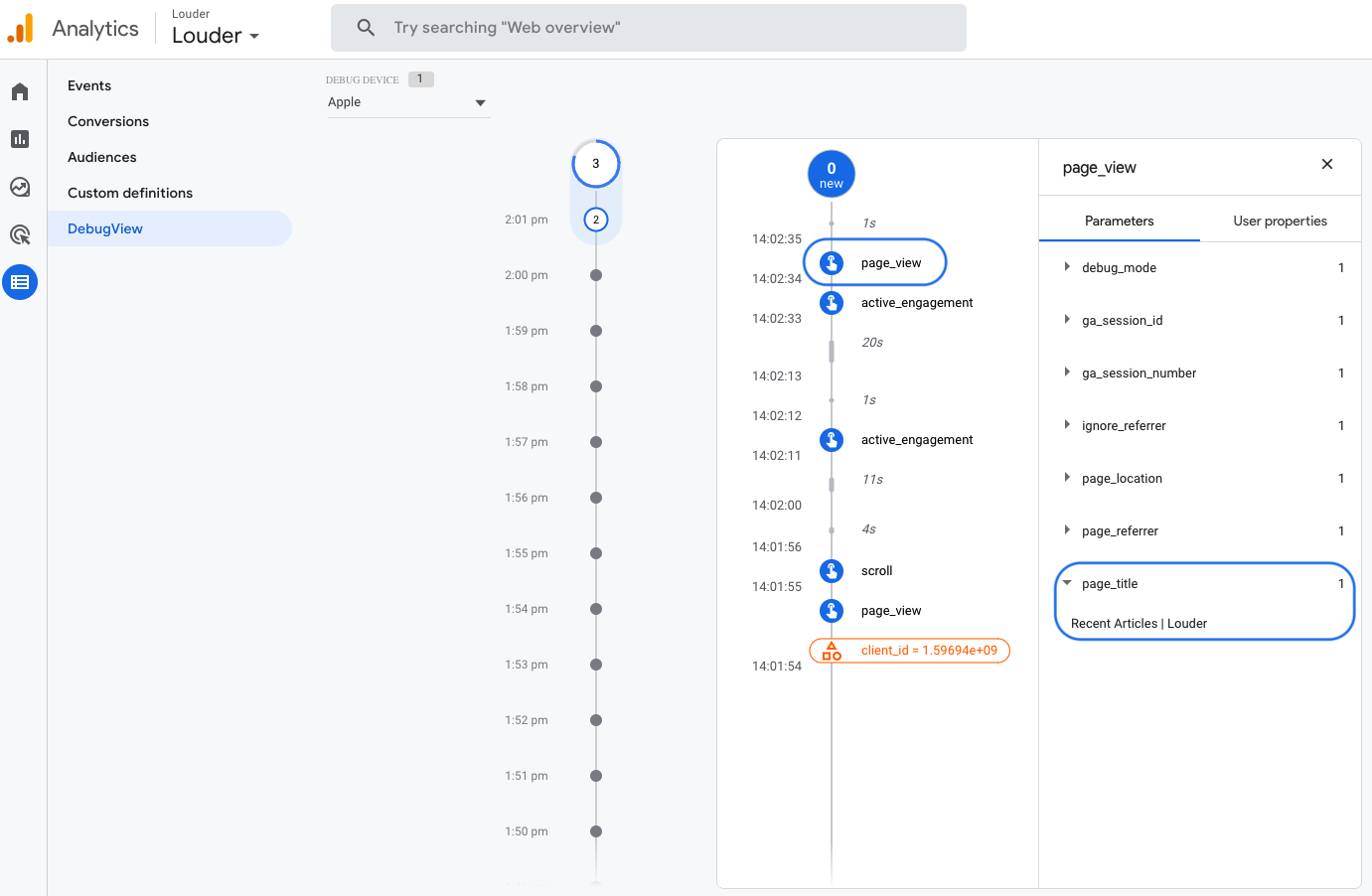 Metadata- recent articles