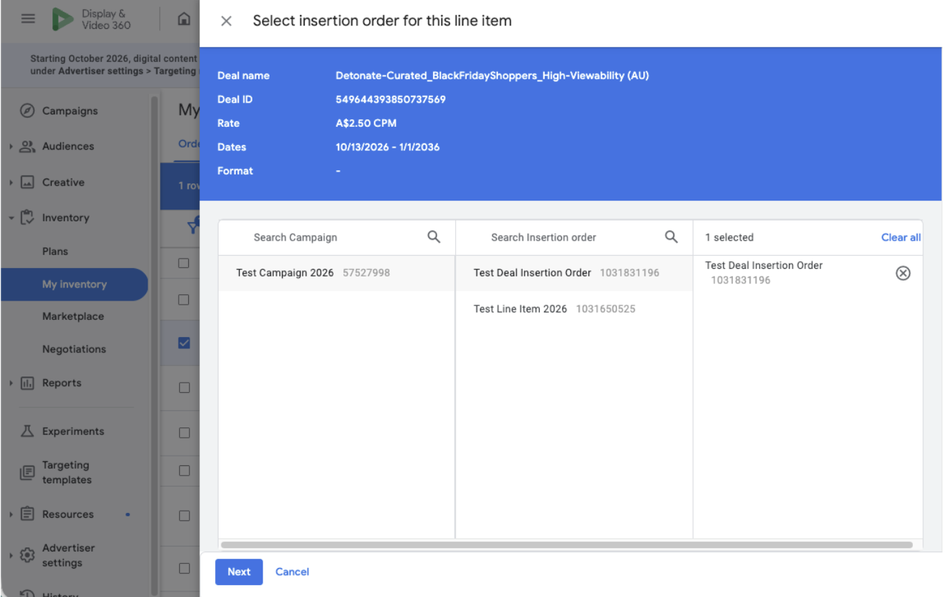 How to Access Deals within DV360 4
