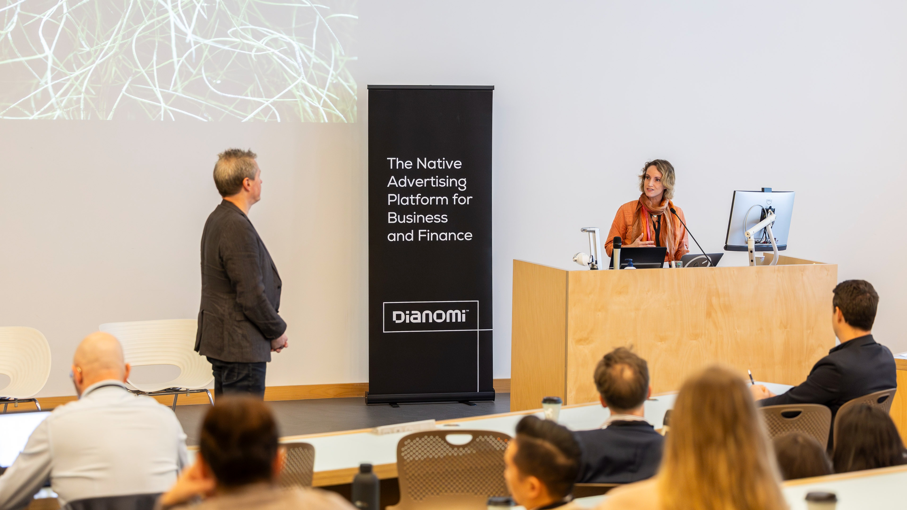 Candice Driver speaking at marketing privacy event