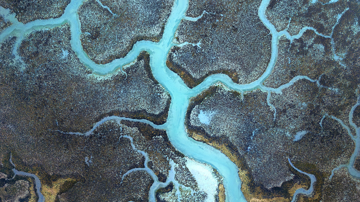 Delta patterns aerial