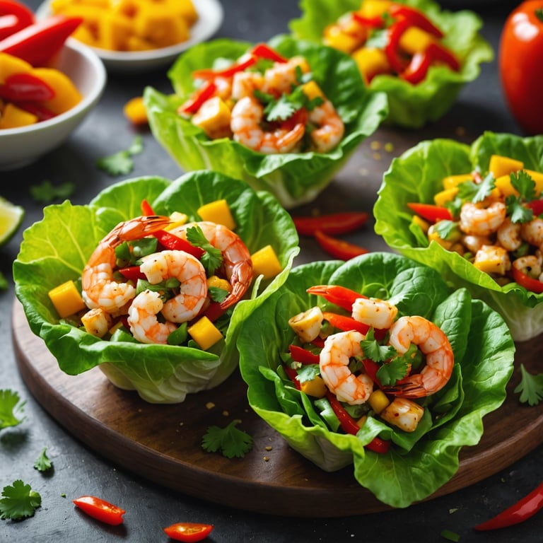 How Many Calories Does Zesty Shrimp And Mango Lettuce Cups Have Fastic